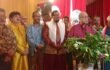 বনানীতে পূজামণ্ডপ পরিদর্শনে জাতীয় পার্টি নেতারা